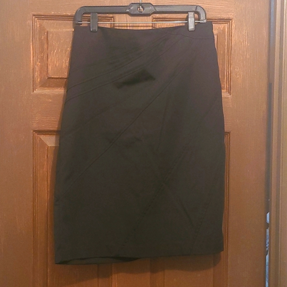 Black pencil skirt